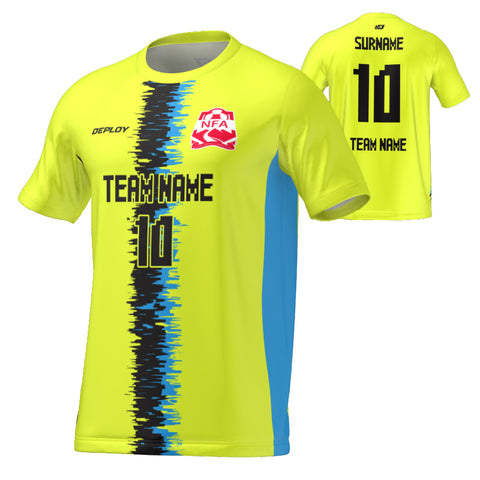 Nepean FA - Flight Jersey Static - Neon Yellow