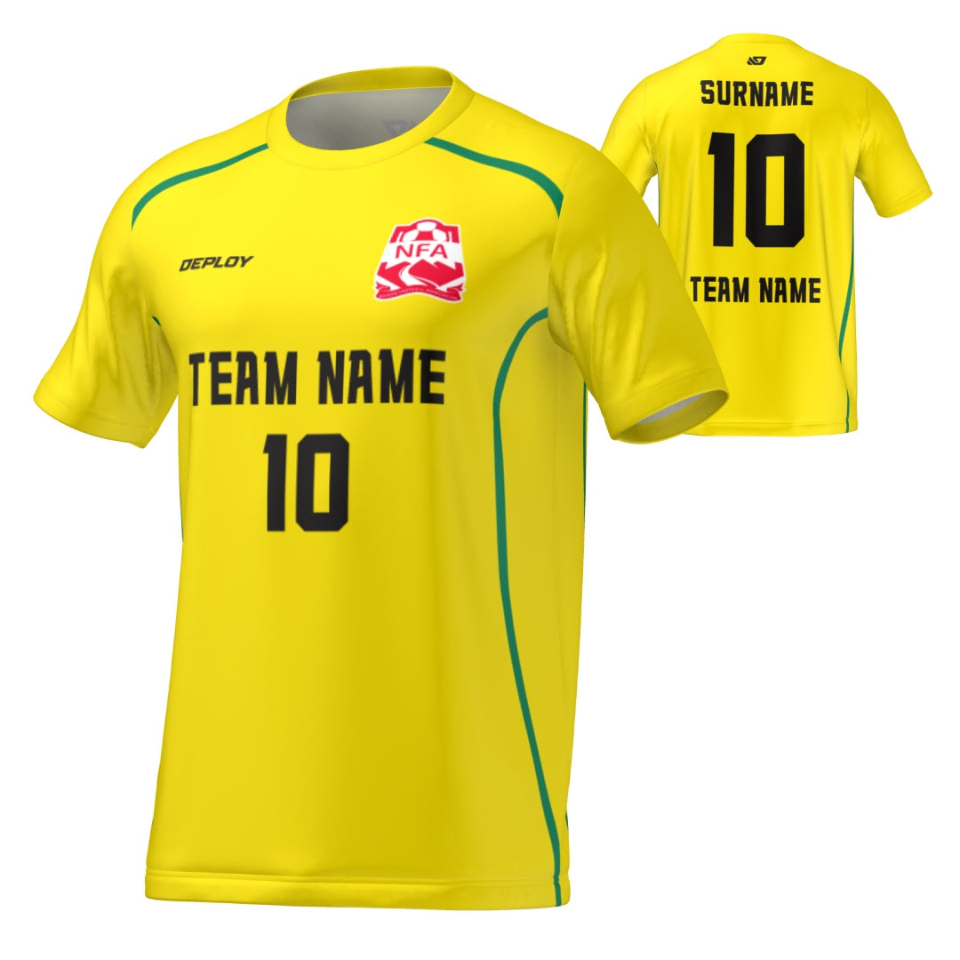 Nepean FA - Flight Jersey Lines- Yellow