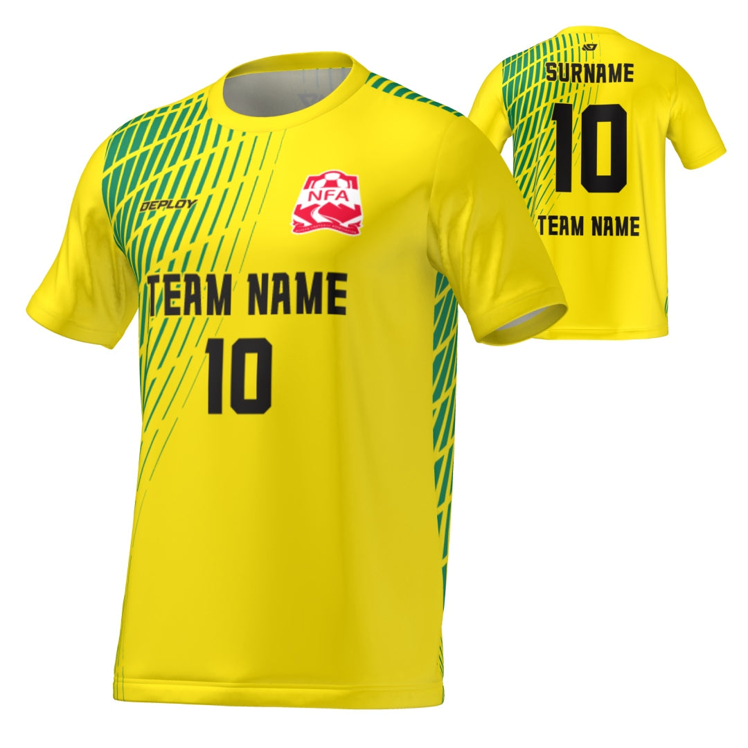 Nepean FA - Flight Jersey Gradient - Yellow