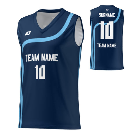 Basketball Jersey Pipes - Navy