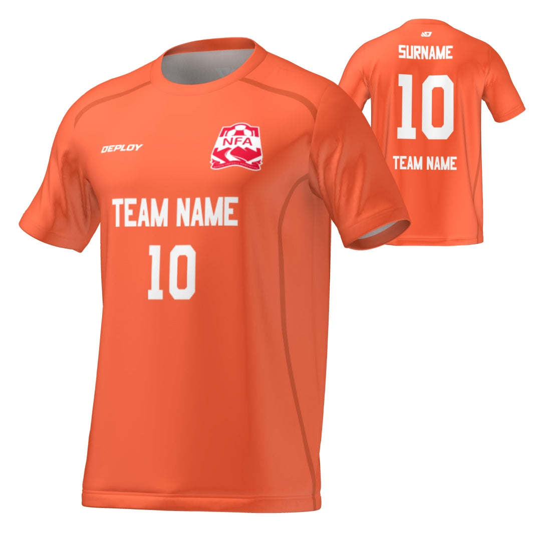 Nepean FA - Flight Jersey Lines - Orange