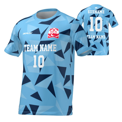 Nepean FA - Flight Jersey Fragments - Sky Blue
