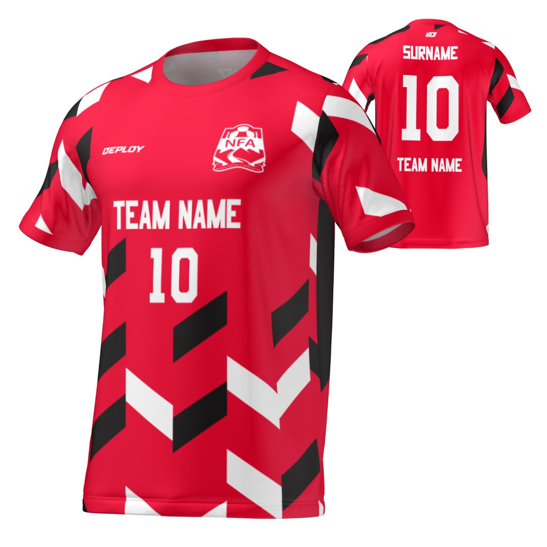 Nepean FA - Flight Jersey Arrows - Red