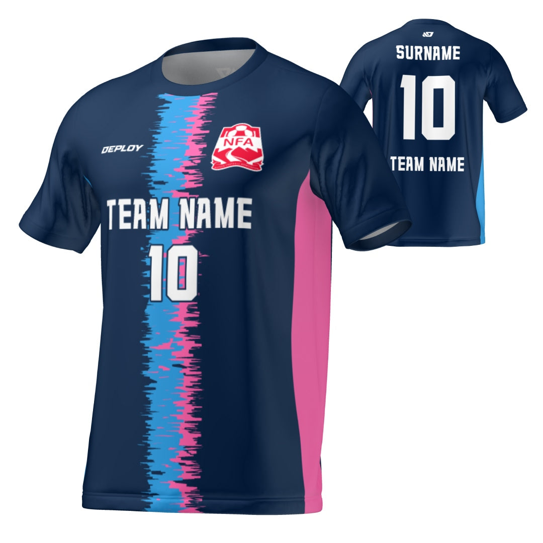 Nepean FA - Flight Jersey Static- Navy/Pink