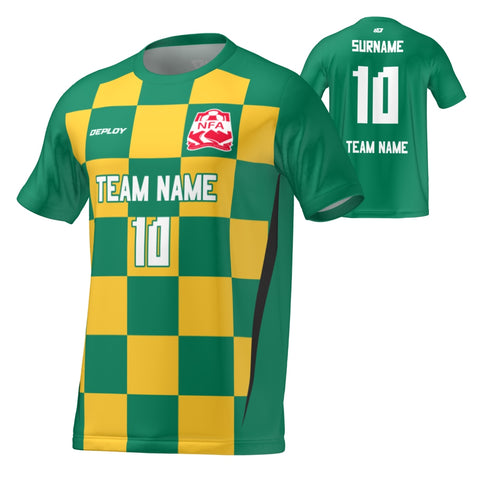 Nepean FA - Flight Jersey Checkers - Green