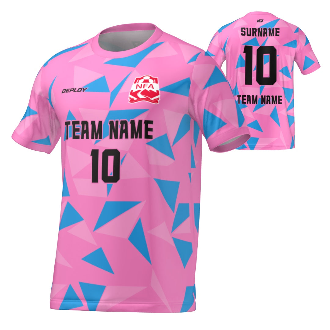 Nepean FA - Flight Jersey Fragments - Pink