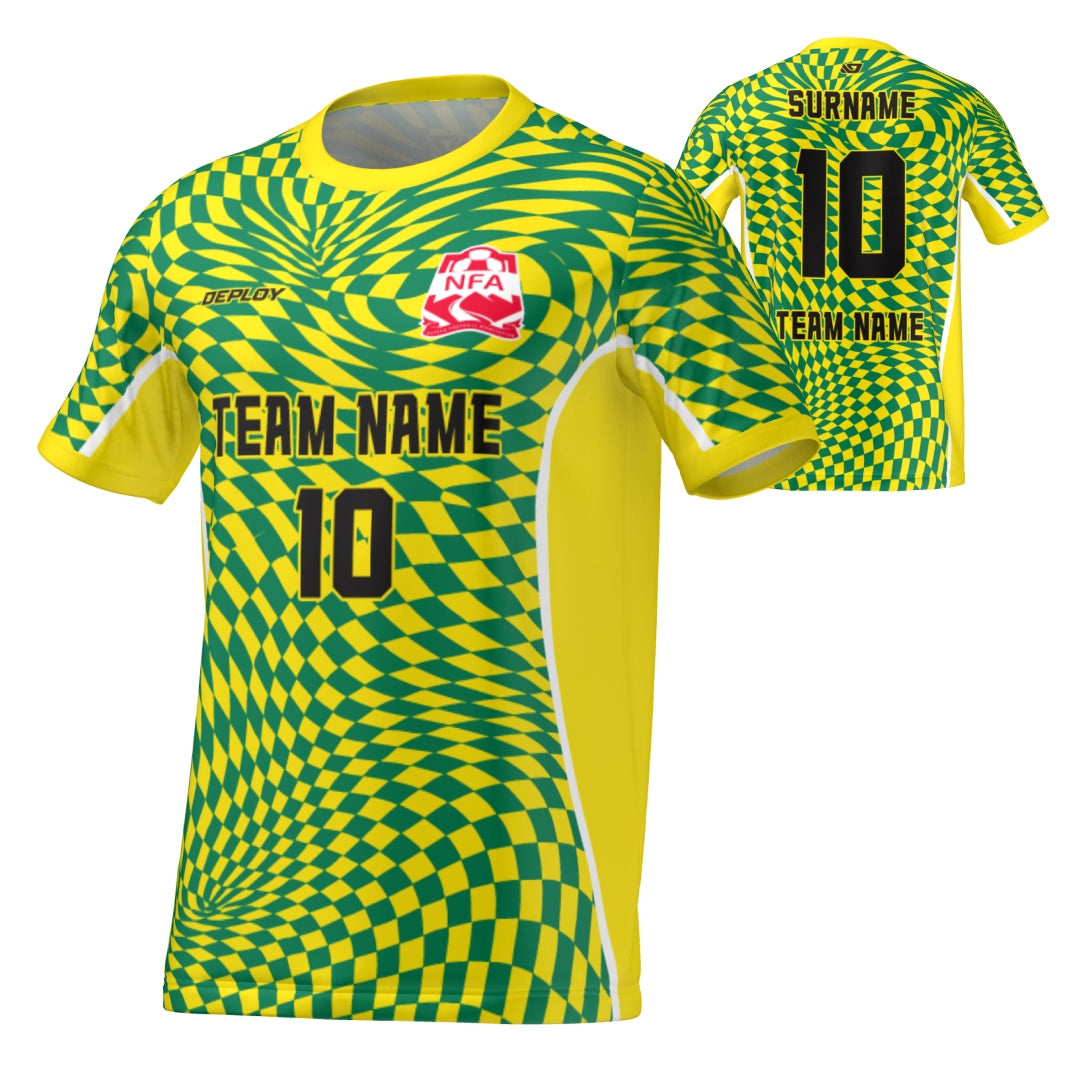 Nepean FA - Flight Jersey Warpped- Yellow