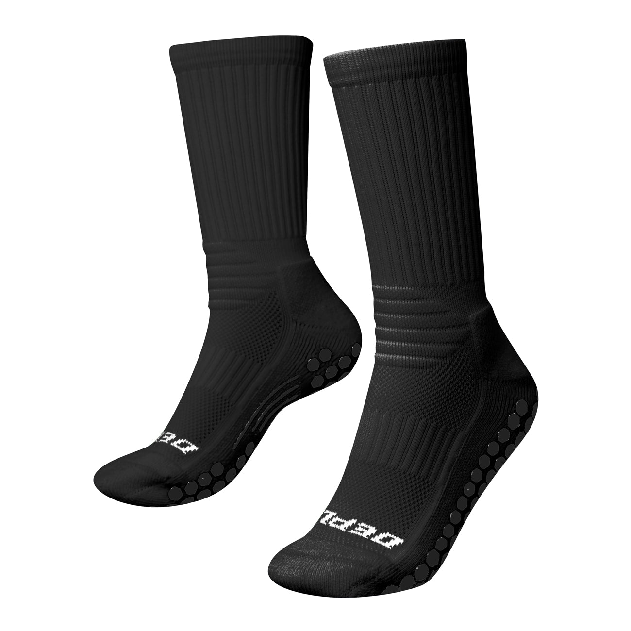 Deploy-Football-Soccer-Grip-Socks-Black