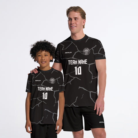 Flight Jersey Cracks - Black