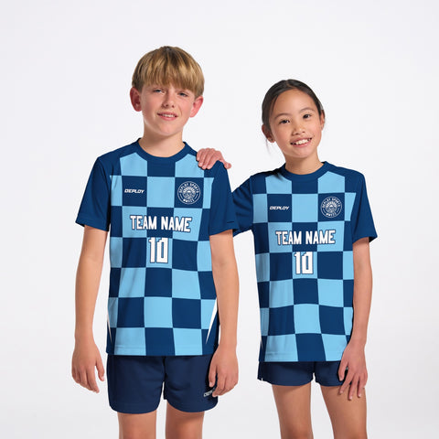 Flight Jersey Checkers - Navy