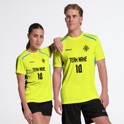 Flight Jersey Lines - Neon Yellow