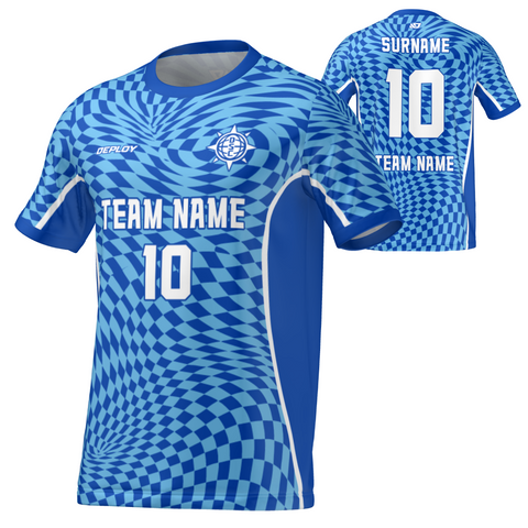 Flight Jersey Warped - Royal Blue
