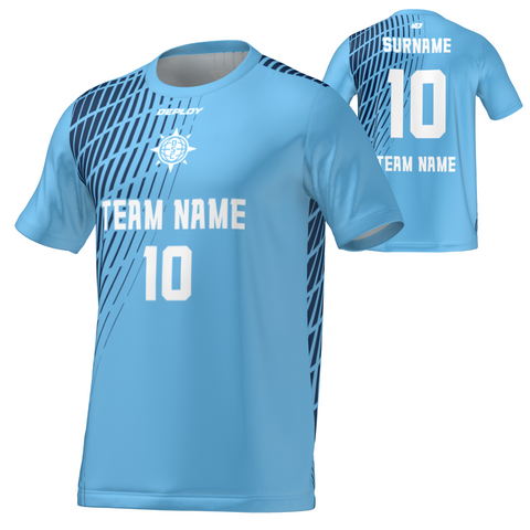 Flight Jersey Gradient - Sky Blue