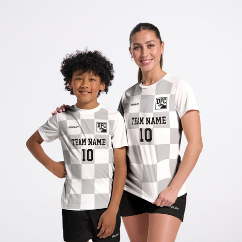 Flight Jersey Checkers - White