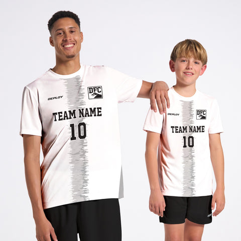 Flight Jersey Static Stripe - White