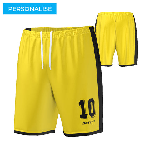 STRIDE SHORTS 4 - YELLOW