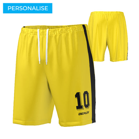 STRIDE SHORTS 7 - YELLOW