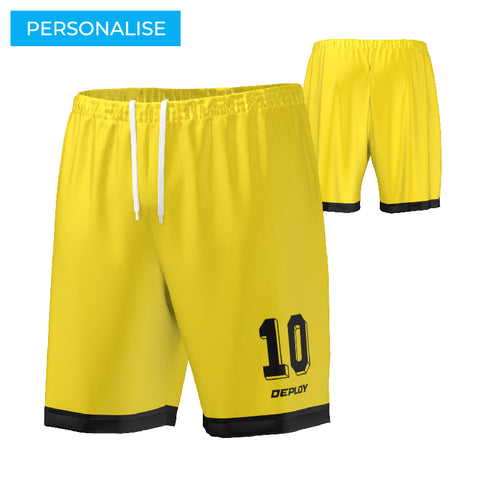 STRIDE SHORTS 8 - YELLOW