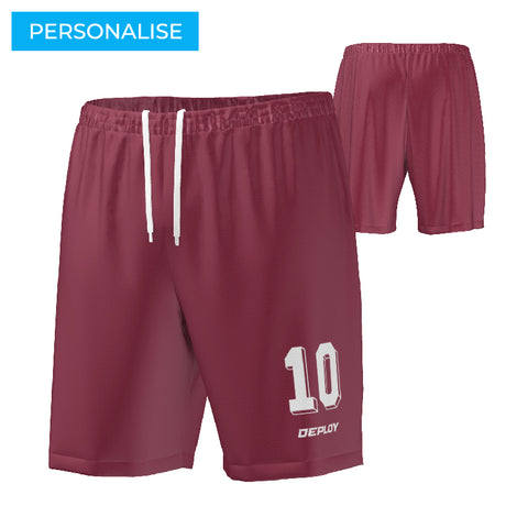 STRIDE SHORTS 1 - MAROON