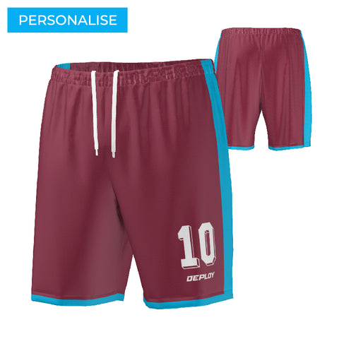 STRIDE SHORTS 4 - MAROON