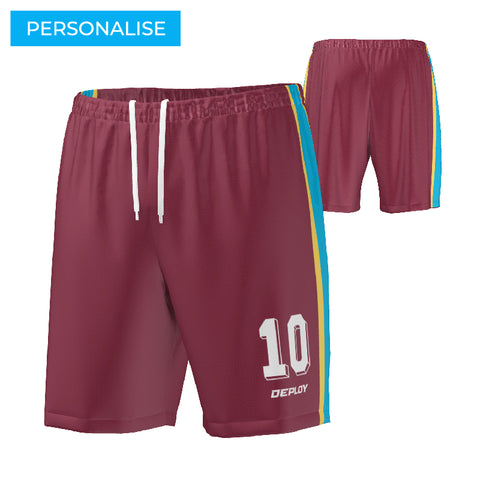 STRIDE SHORTS 5 - MAROON