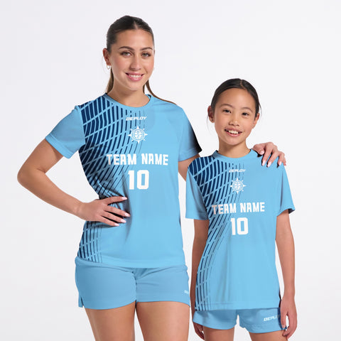 Flight Jersey Gradient - Sky Blue