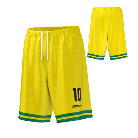 Basketball Shorts Hoops - Yellow