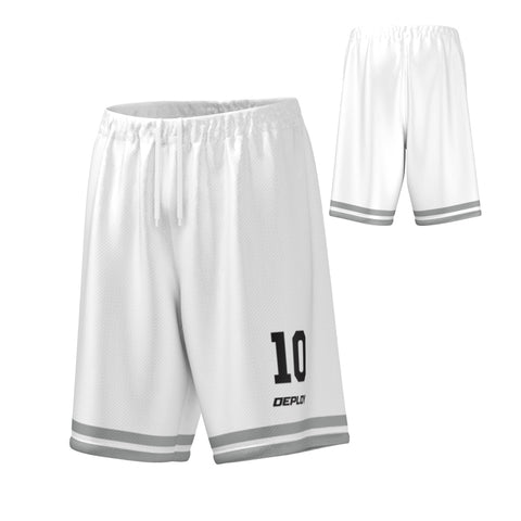 Basketball Shorts Hoops - White