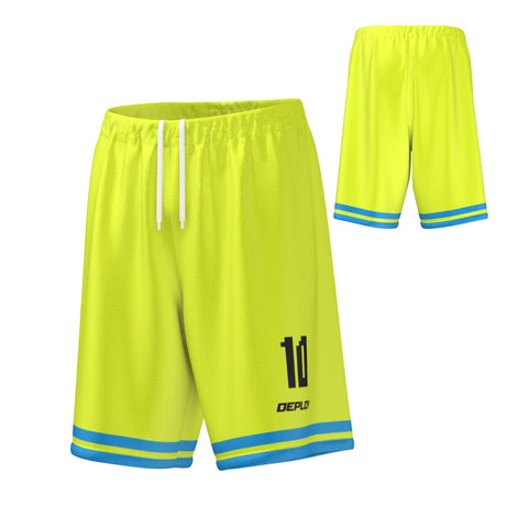 Basketball Shorts Hoops - Neon Yellow