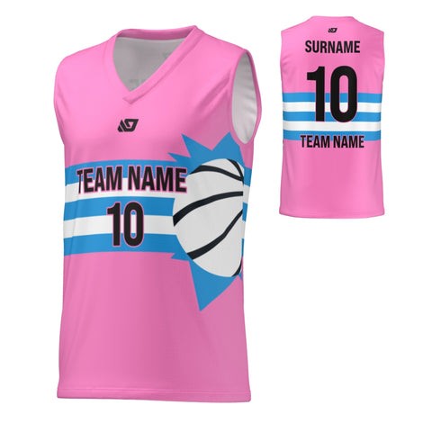 Basketball Jersey Sun - Pink