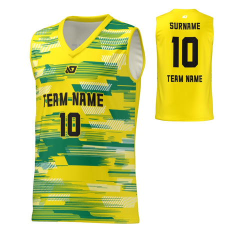 Basketball Jersey Glitch - Yellow