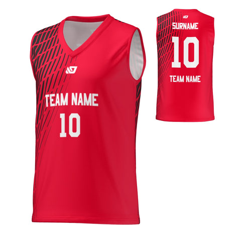 Basketball Jersey Gradient - Red