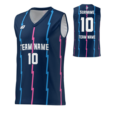 Basketball Jersey Lighting Strips - Navy