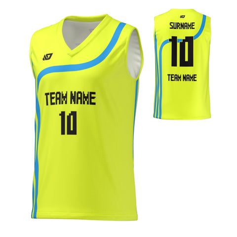 Basketball Jersey Pipes - Neon Yellow