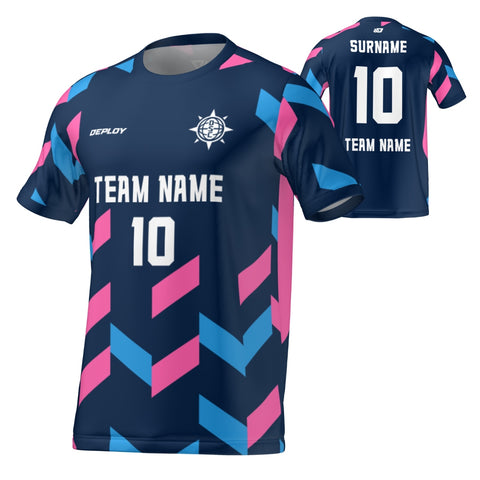 Flight Jersey Arrows - Navy & Pink