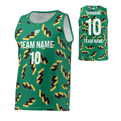 Flight Singlet 3D Lightning - Green