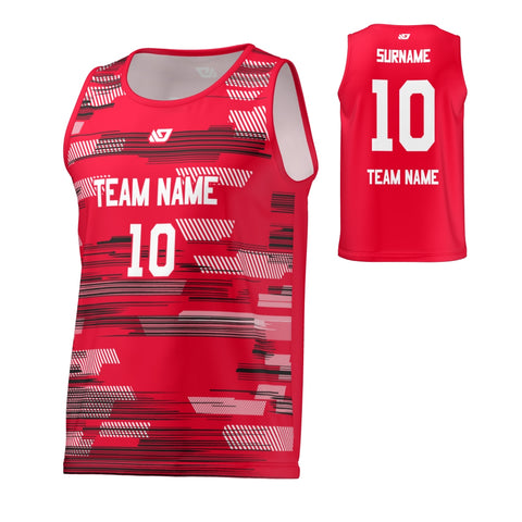 Flight Singlet Glitch - Red