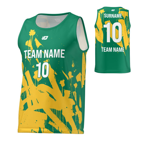 Flight Singlet Graffiti - Green