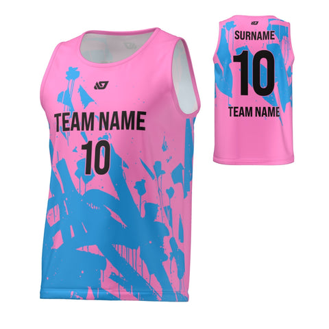 Flight Singlet Graffiti - Pink