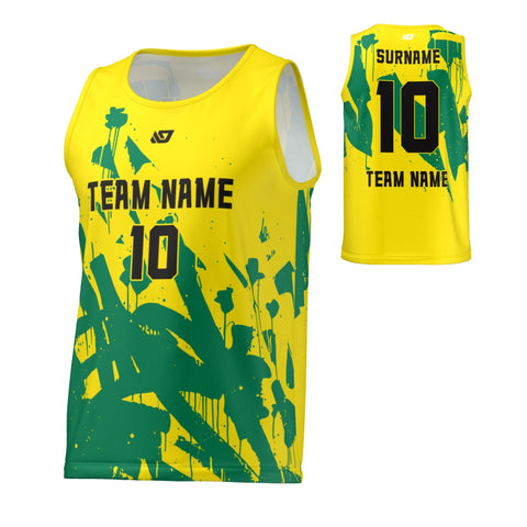Flight Singlet Graffiti - Yellow