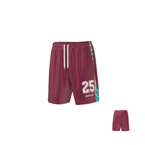 STRIDE SHORTS 7 - MAROON