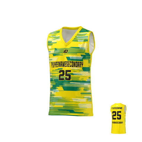 Basketball Jersey Glitch - Yellow