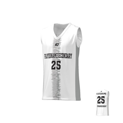 Basketball Jersey Static - White