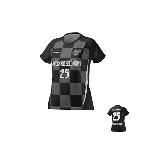 Flight Jersey Womens Checkers -Black