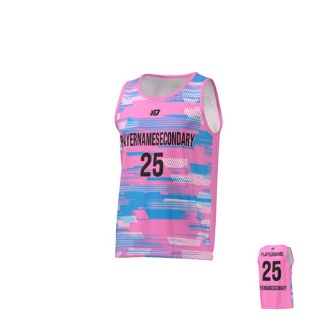 Flight Singlet Glitch - Pink