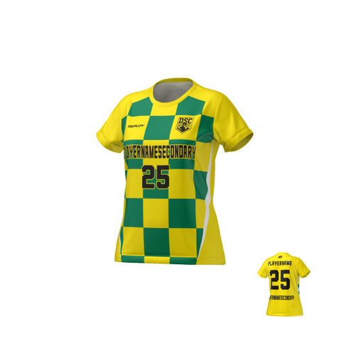 Flight Jersey Womens Checkers - Yellow
