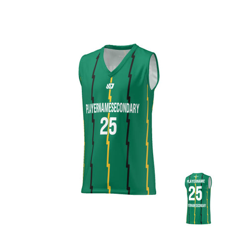 Basketball Jersey Lighting Strips - Green