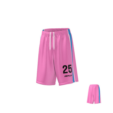Basketball Shorts Stripes - Pink