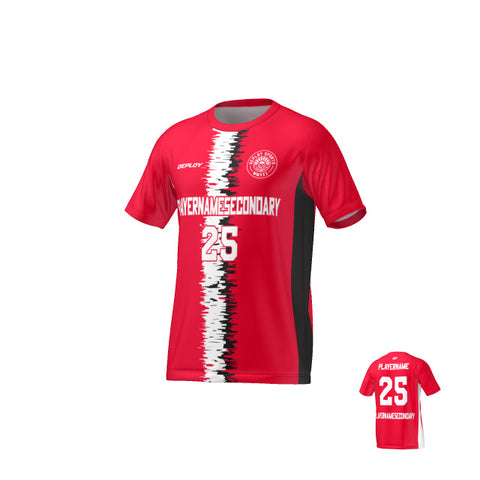 Flight Jersey Static Stripe - Red