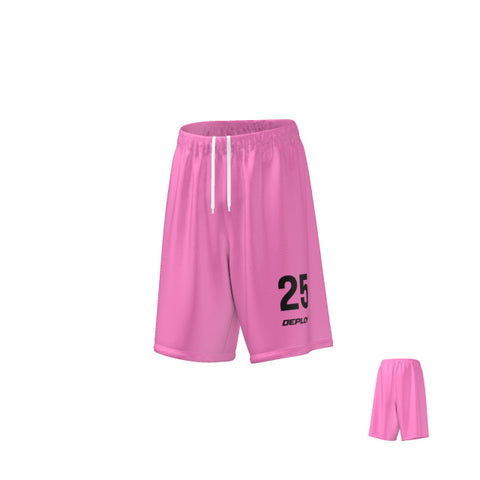 Basketball Shorts Plain - Pink